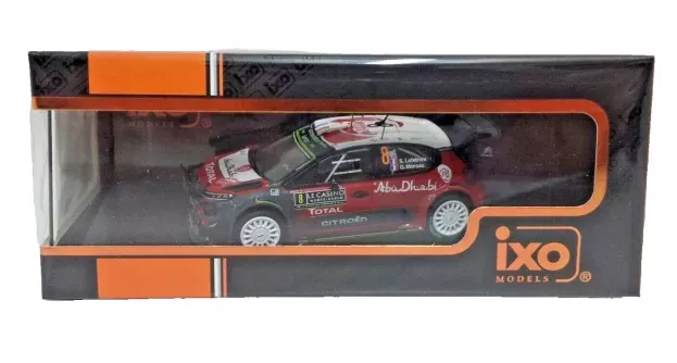 IXO Models Citroen C3 Wrc Abu Dhabi night Version N 8 Rally Montecarlo 2017 S.lefebvre G.moreau 1:43 RAM639