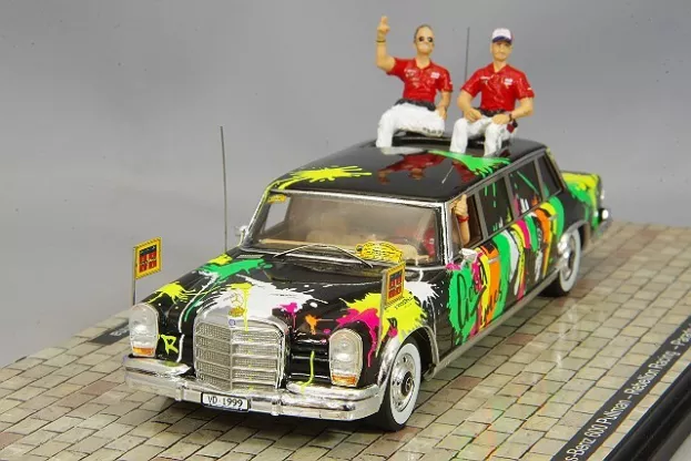 Spark Mercedes S-class 600 Pullman w100 Semiconvertible 1969 Parade Des Pilotes Team Rebellion Racing 24h Le Mans 2019 B.senna A.lotterer N.jani 1:43 S7951