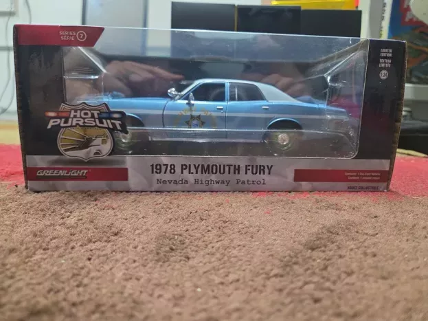 Greenlight Plymouth Fury Nevada Highway Patrol Police 1978 1:24 85573