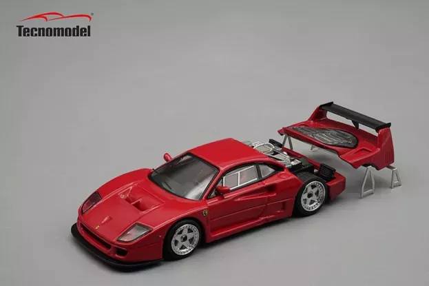 Tecnomodel Ferrari F40 Lm Press Version 1996 Silver Wheels 1:64 TM64-01A