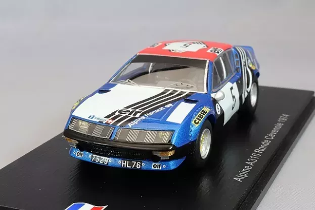 Spark Renault Alpine A310 Coupe N 5 Ronde Cevenole 1974 J.p.nicolas 1:43 SF196