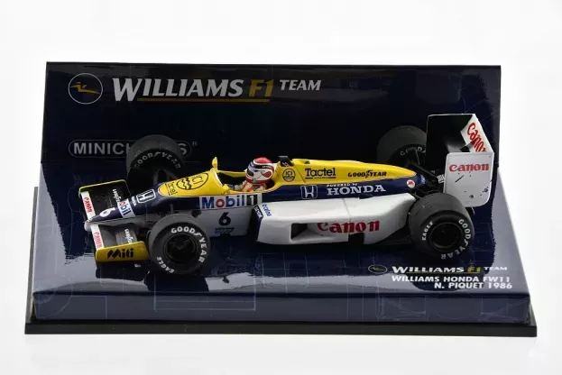 Minichamps Williams F1 Fw11 Honda N 6 Season 1986 N.piquet 1:43 400860006