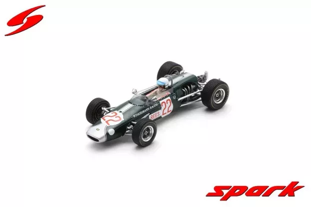 Spark Brabham F2 Bt23 N 22 2nd German Gp 1967 Alan Rees 1:43 SG715