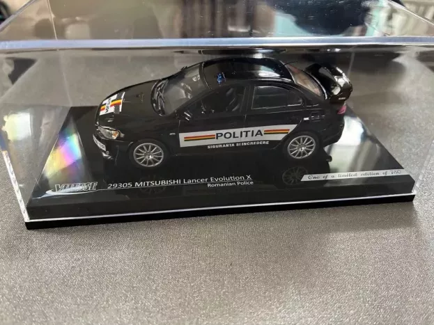 Vitesse Mitsubishi Lancer Evolution X Romanian Police 1:43 29305
