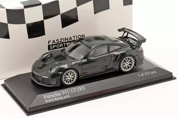 Minichamps Porsche 911 991-2 Gt2 Rs Coupe 2018 Silver Rims 1:43 413067287