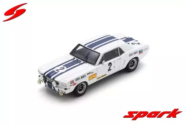 Spark Ford Mustang Team Claude Dubois N 2 2nd 24h Spa 1968 Yves Deprez Leon Dernier elde 1:43 100SPA03
