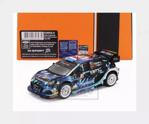 IXO Models Ford Puma Rally1 Team Red Bull World Rally M-sport N 13 Rally Central European 2023 Munster Gregoire Louka Louis 1:43 RAM905B.22