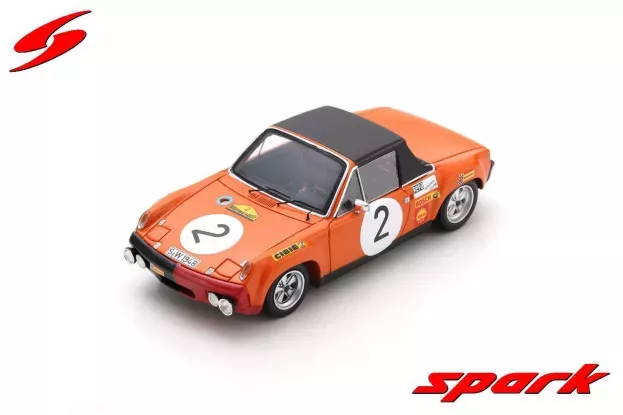Spark Porsche 914 6 N 2 3rd Marathon De La Route 1970 C.ballot-lena G.steckkonig N.koob 1:43 S2866