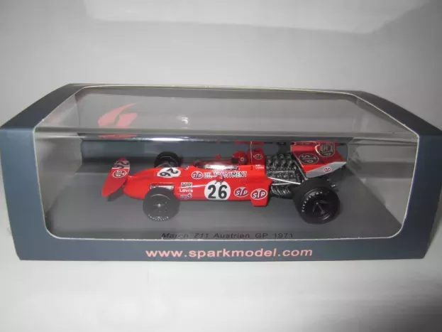 Spark March F1 711 N 26 Austrian Gp 1971 Niki Lauda 1:43 S3379