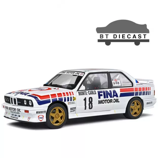 Solido Bmw 3-series M3 e30 Fina Gr.a N 18 Rally Montecarlo 1989 Marc Duez Alain Lopes 1:18 1801518