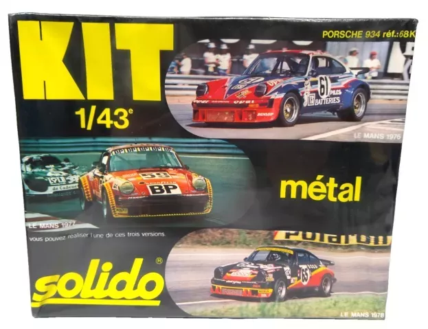 Solido Porsche 911 934 N 59 24h Le Mans 1977 1:43 68K