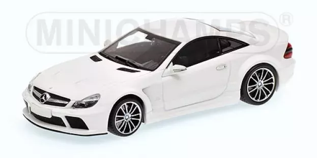 Minichamps Mercedes Sl65 Amg r230 V12 Biturbo Black Series 2009 1:43 400038222