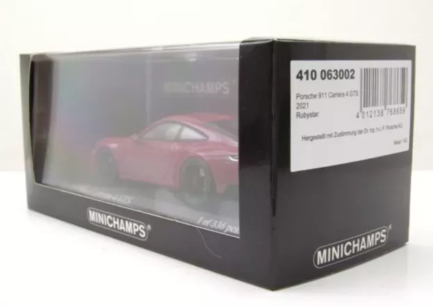 Minichamps Porsche 911 992 Carrera 4s Gts Coupe 2019 1:43 410063002