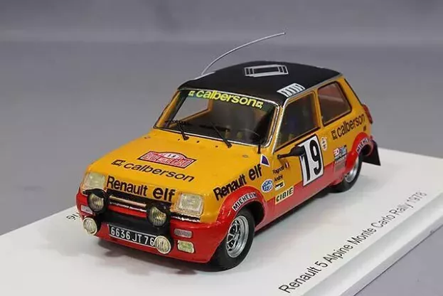 Spark Renault R5 Alpine Gr.2 N 19 2nd Rally Montecarlo 1978 Jean Ragnotti Jean Marc Andrie 1:43 S6030