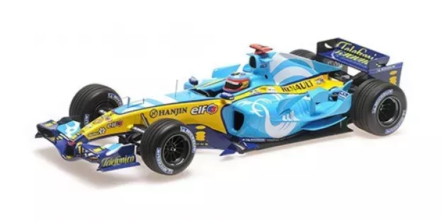Minichamps Renault F1 R25 Team Renault N 1 World Champion Winner French Gp 2005 Fernando Alonso 1:18 117051005