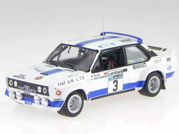 IXO Models Fiat 131 Abarth Team Fiat Uk N 3 Rally Rac Lombard 1979 W.rohrl C.geistdorfer 1:43 RAC259