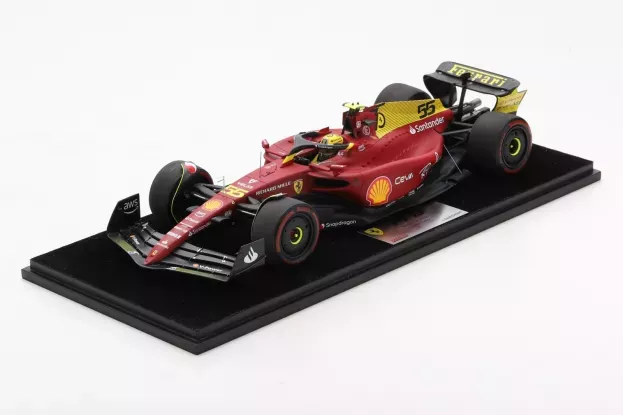 Looksmart Ferrari F1-75 Scuderia Ferrari N 55 4th Monza Italy Gp 2022 Carlos Sainz 1:18 LS18F1046