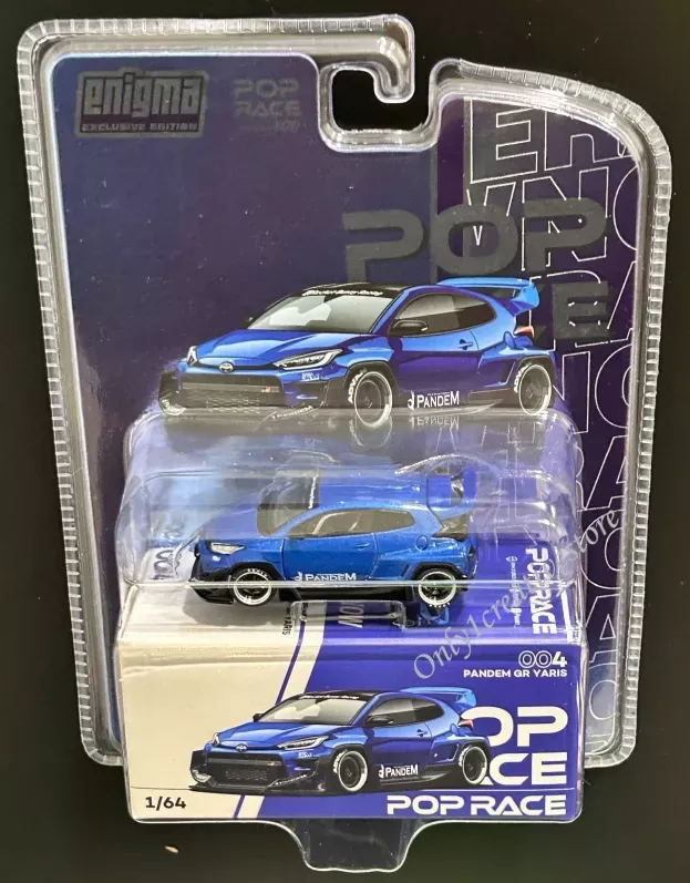 Pop Race Toyota Yaris Gr Pandem 2023 1:64 PRE004