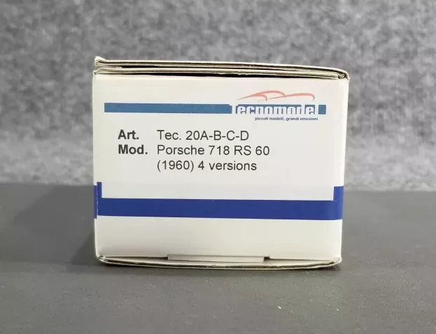Tecnomodel Porsche 718 Rsk N 36 24h Le Mans 1960 1:43 20