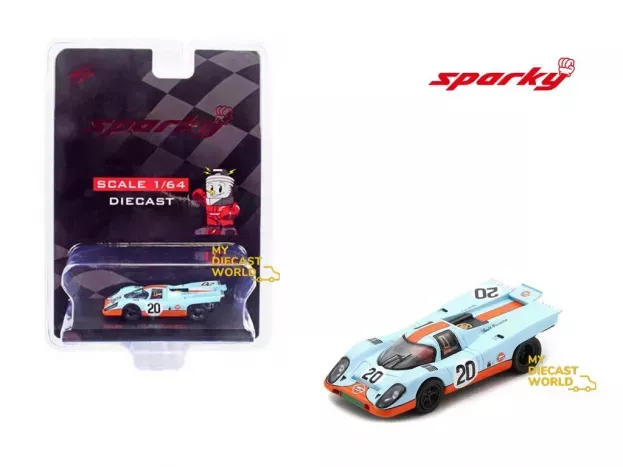 Spark Porsche 917k Team John Wyer Automotive Engineering Ltd Gulf N 20 24h Le Mans 1970 Jo Siffert Brian Redmann 1:64 Y144