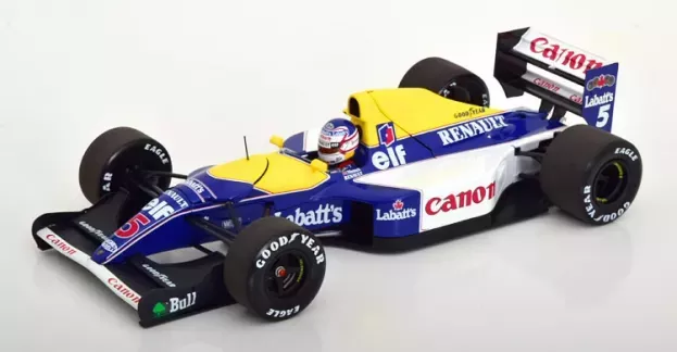 Minichamps Williams F1 Fw14b Renault N 5 World Champion Season 1992 Nigel Mansell 1:18 110920005