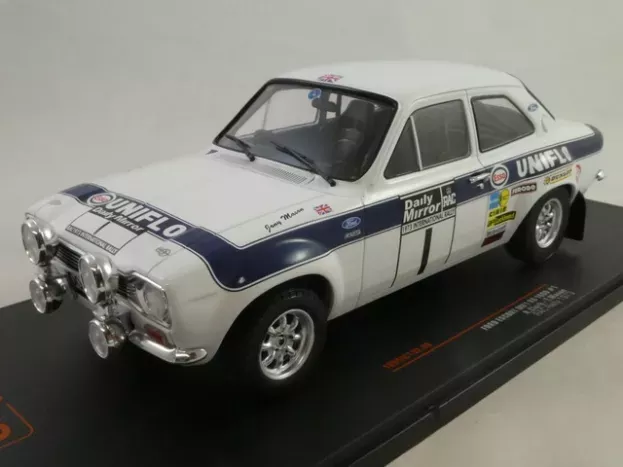 IXO Models Ford Escort Mki Rs 1600 night Version N 1 Rally Rac Lombard 1973 R.clark T.mason 1:18 18RMC102.20