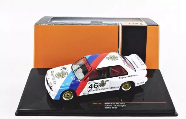 IXO Models Bmw 3-series M3 E30 N 46 M-team Schnitzer Calder Wtc 1987 R.ravaglia E.pirro 1:43 GTM128