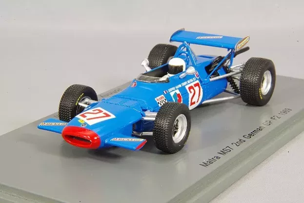 Spark Matra Simca Ms7 N 27 German F2 Gp 1969 Johnny Servoz-gavin 1:43 S4291