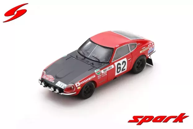 Spark Datsun 240z N 62 Rally Montecarlo 1971 R.aalltonen P.easter 1:43 S6283