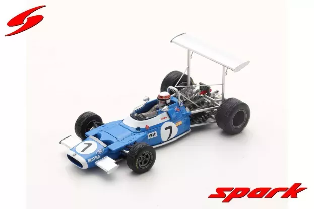 Spark Matra F1 Ms80 N 7 Winner Spain Gp Jackie Stewart 1969 World Champion 1:43 S7186