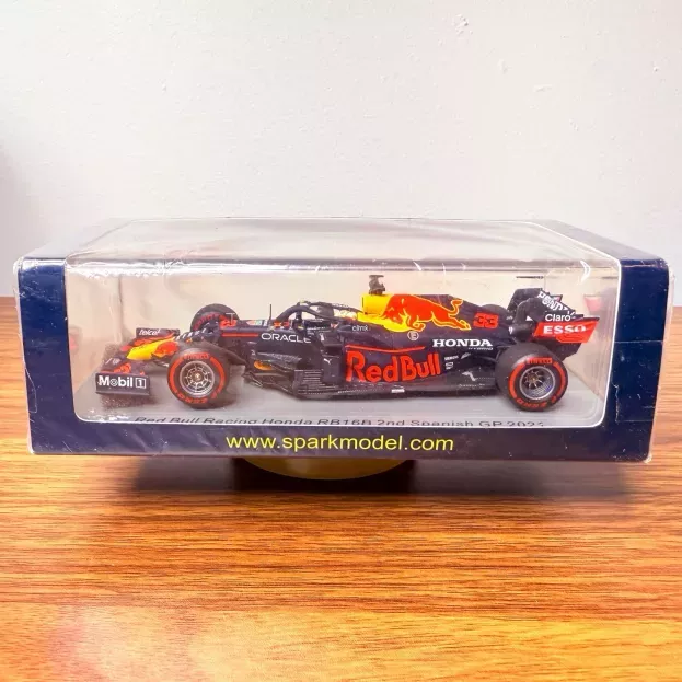Spark Red Bull F1 Rb16b Honda Ra620h Team Red Bull Racing N 33 2nd Spanish Gp 2021 Max Verstappen 1:43 S7674