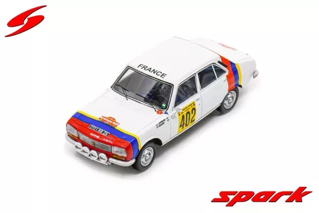 Spark Peugeot 504 N 402 2nd Rally Codasur 1979 J.c.lefebvre J.p.rouget 1:43 S7841