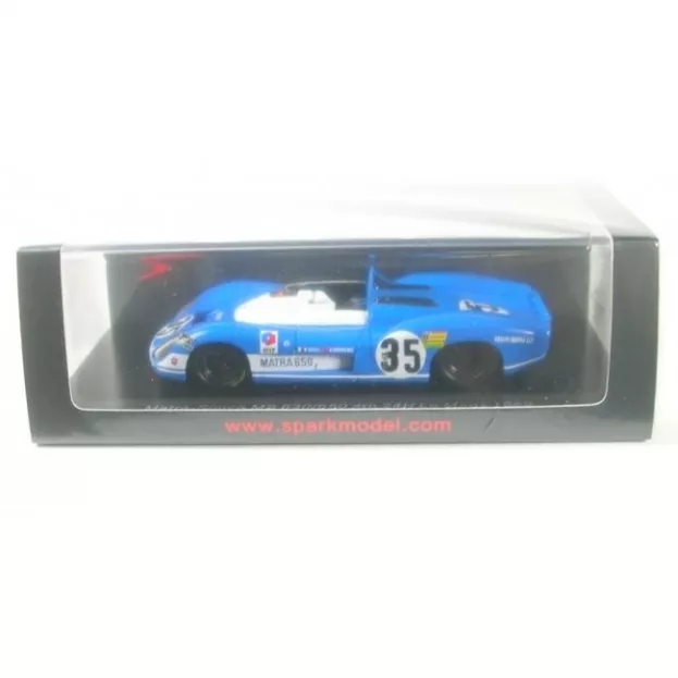 Spark Matra Simca Ms630 650 3.0l V12 Team Ecurie Matra-elf N 35 24h Le Mans 1969 G.nanni Galli R.widdows 1:43 S3549