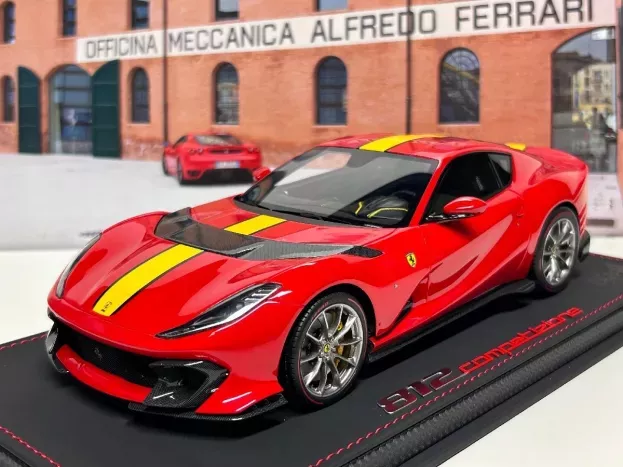 BBR Ferrari 812 Competizione Rosso Corsa 322 2021 1:18 P18207B