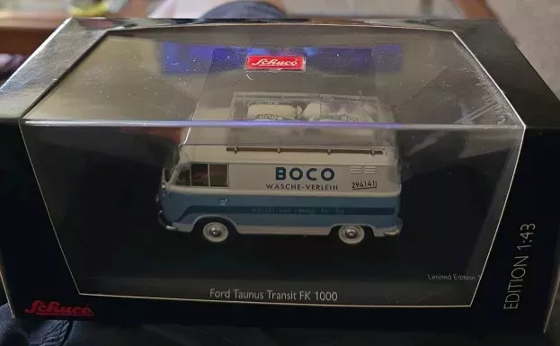 Schuco Ford Taunus Transit Fk 1000 Van Boco 1:43 3198