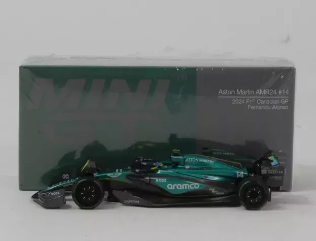 Mini GT Aston Martin F1 Amr24 Team Aramco Cognizant N 14 Canada Gp 2024 Fernando Alonso 1:64 MGT01113-L