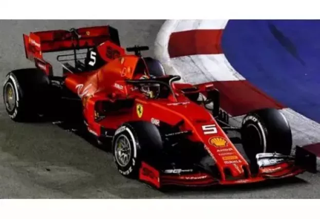 Looksmart Ferrari F1 Sf90 Team Scuderia Ferrari Mission Winnow N 5 Winner Singapore Gp 2019 S.vettel 1:43 LSF1025