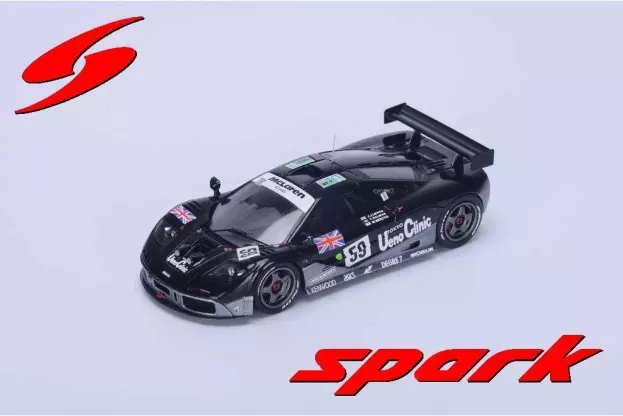 Spark Mclaren F-1 Gtr Bmw S70 2 6.1l V12 Team Kokusai Kaihatsu Racing N 59 Winner 24h Le Mans 1995 Yannick Dalmas Masanori Sekiya Jj Lehto 1:43 43LM95