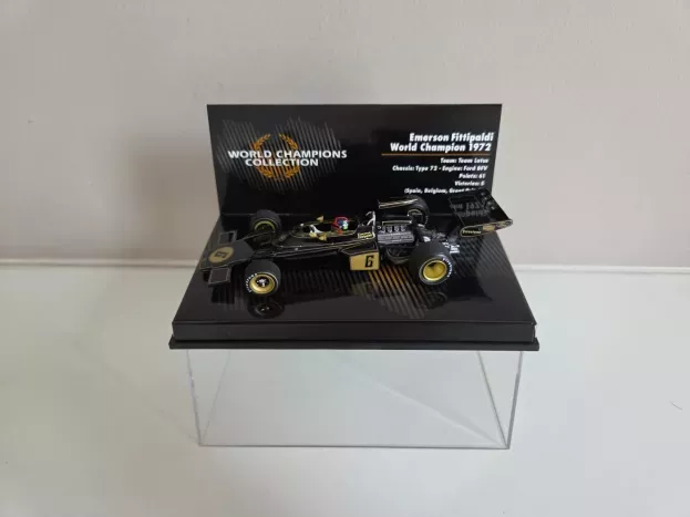 Minichamps Lotus F1 72d Ford Jps N 8 Winner Italy Gp Emerson Fittipaldi 1972 World Champion 1:43 436720006