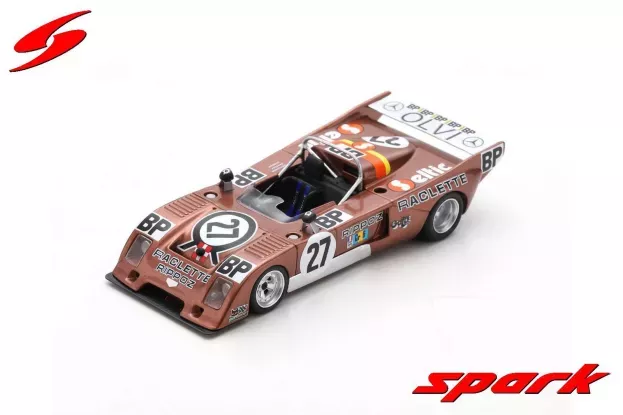 Spark Chevron B36 1996cc S4 Team Societe Racing Organisation Course N 27 24h Le Mans 1976 F.servanin L.ferrier 1:43 S4714