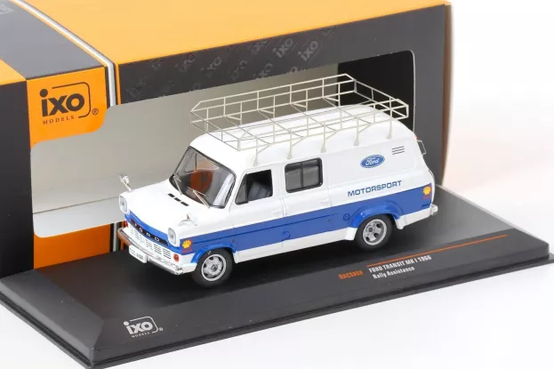 IXO Models Ford Transit Van Mki Van Team Ford Motorsport Assistance 1966 1:43 RAC385X