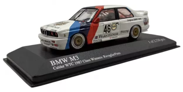 Minichamps Bmw 3-series M3 E30 N 46 M-team Schnitzer Calder Wtc 1987 Ravaglia Pirro 1:43 430872046
