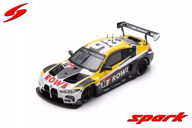 Spark Bmw 4-series M4 Gt3 Team Rowe Racing N 98 2nd 24h Nurburgring 2023 Marco Wittmann Sheldon Van Der Linde Dries Vanthoor Maxime Martin 1:43 SG897