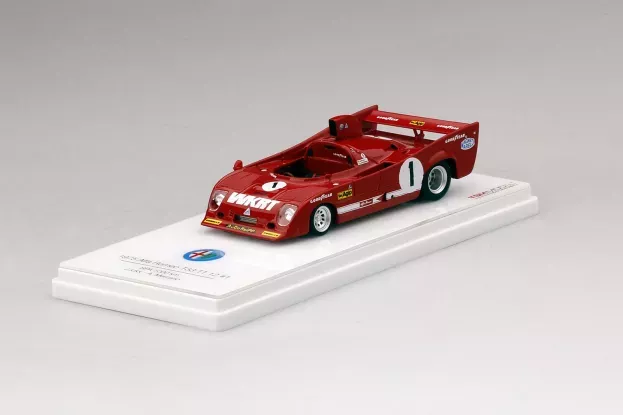 Truescale Alfa Romeo T33 Tt12 Spider N 1 1000km Spa 1975 J.ickx A.merzario 1:43 TSM164309