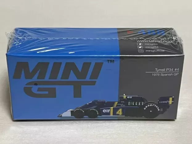 Mini GT Tyrrell F1 P34 Elf 6 Wheeler N Winner Spain Gp 1976 P.depailler 1:64 MGT00488