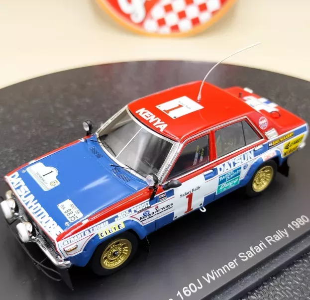 Spark Datsun 160j N 1 Winner Rally Safari 1980 S.mehta M.doughty 1:43 S7767