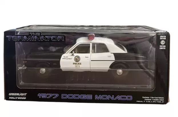 Greenlight Dodge Monaco Police 1977 The Terminator 1 1:24 84101