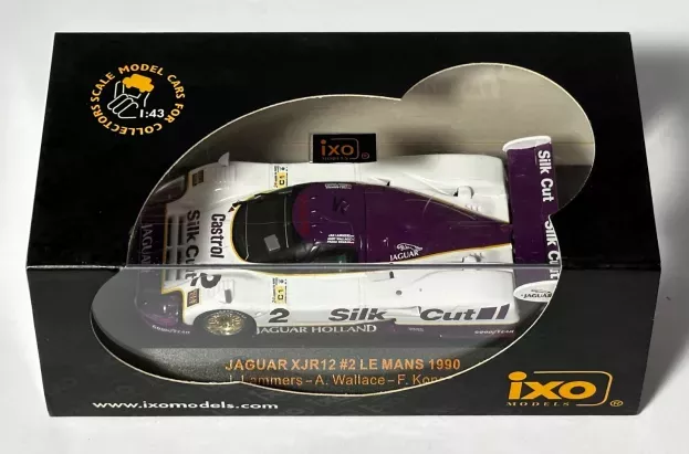 IXO Models Jaguar Xjr12 Team Silk Cut Jaguar T.w.racing N 2 2nd 24h Le Mans 1990 J.lammers A.wallace F.konrad 1:43 LMC016