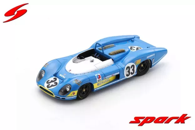 Spark Matra Simca Ms 650 3.0l V12 Team Matra Elf N 33 4th 24h Le Mans 1969 J.p.beltoise P.courage 1:43 S3547