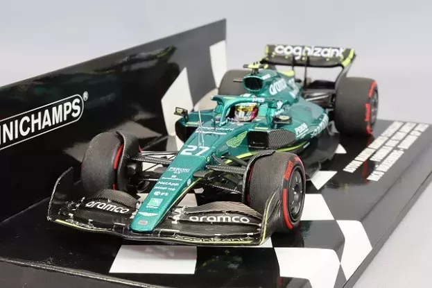 Minichamps Aston Martin F1 Amr22 Team Aramco Cognizart N 27 Bahrain Gp 2022 Nico Hulkenberg 1:43 417220127